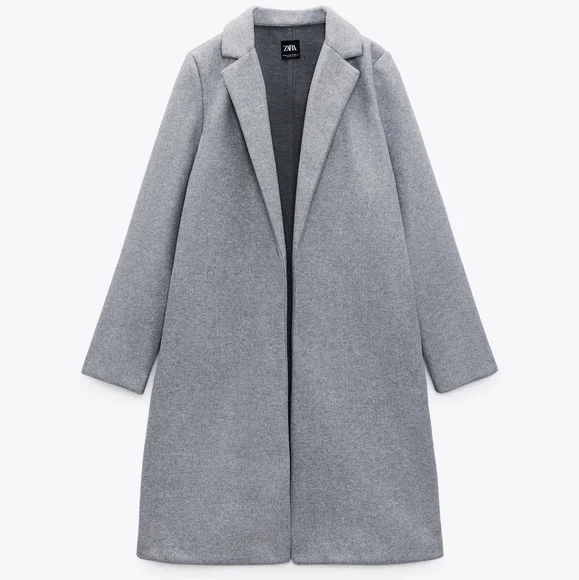 NWTs zara wool blend coat sz.sm